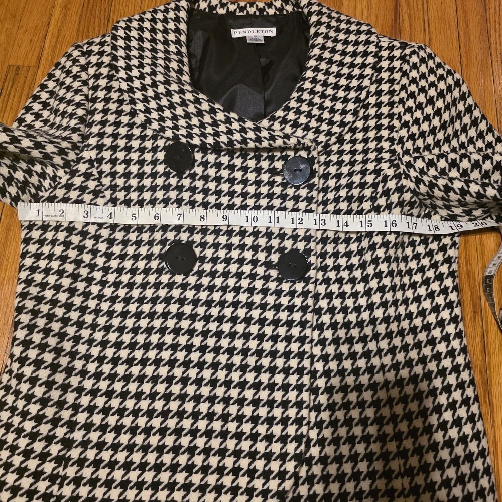 Pendleton Houndstooth Double-Breasted Women's Jac… - image 7